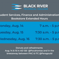 BRTC Student Services, Finance & Administration, and Bookstores Extend Hours for First Days of Fall 2023 Semester