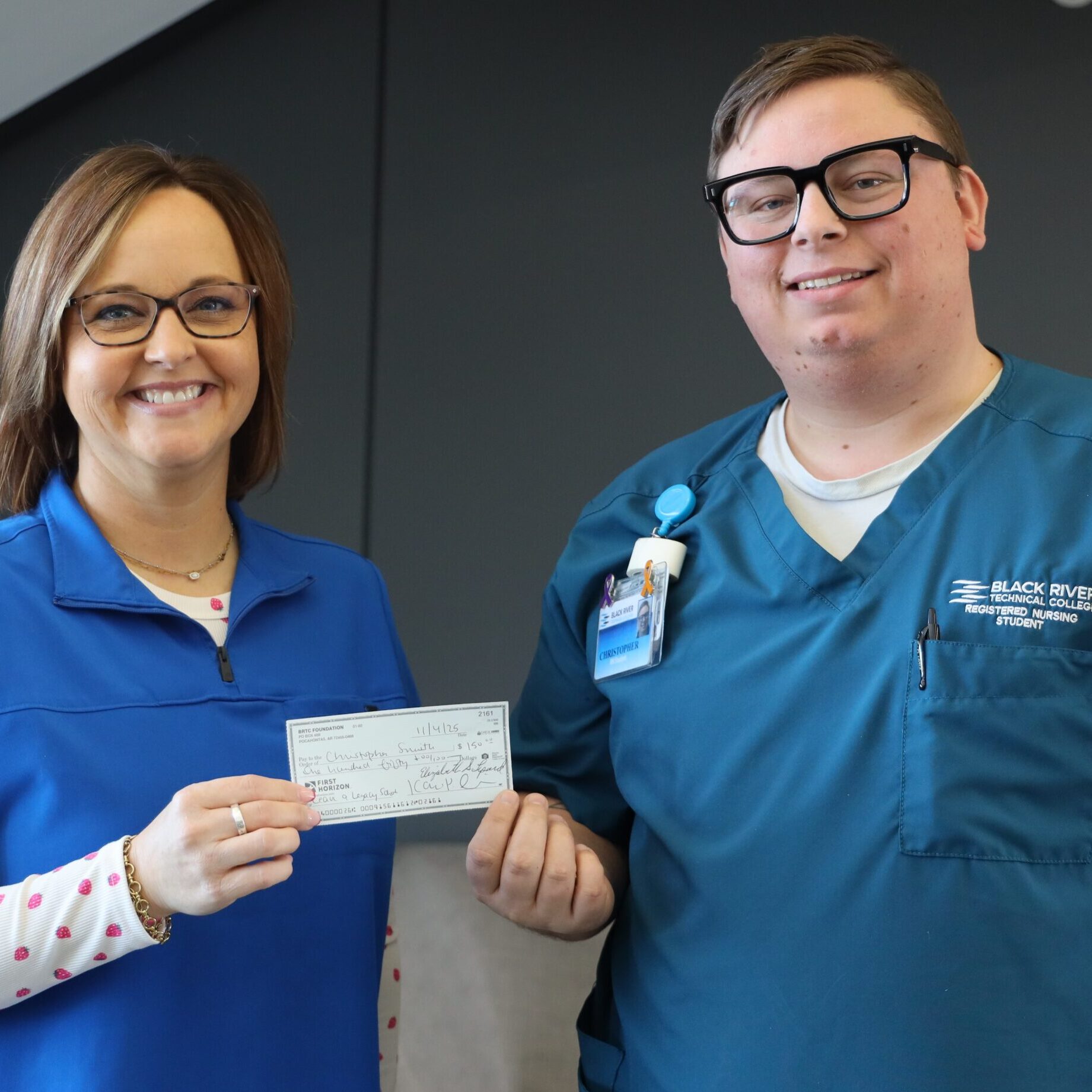 2025 12 5 -- BRTC Awards Leave A Legacy Scholarship Smith