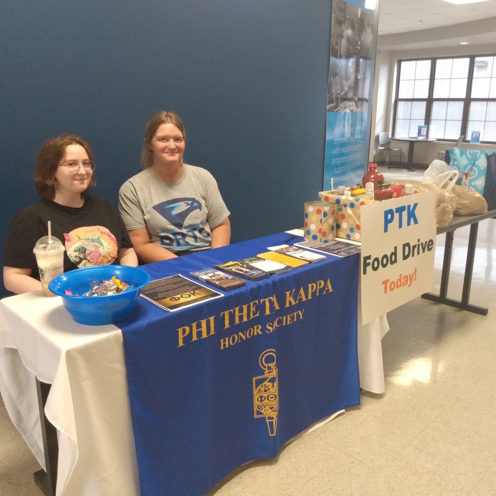 2025 3 3 -- BRTCs Phi Theta Kappa Holds Food Drive