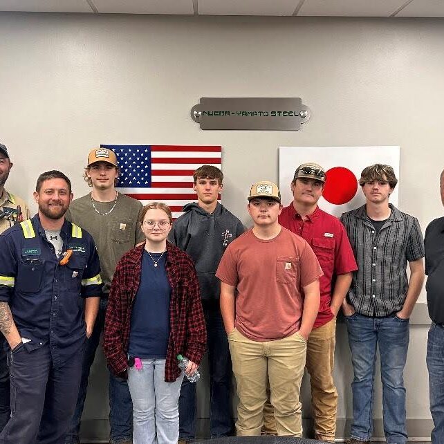 2025 5 22 -- BRTC CTC Students Tour Nucor-Yamato