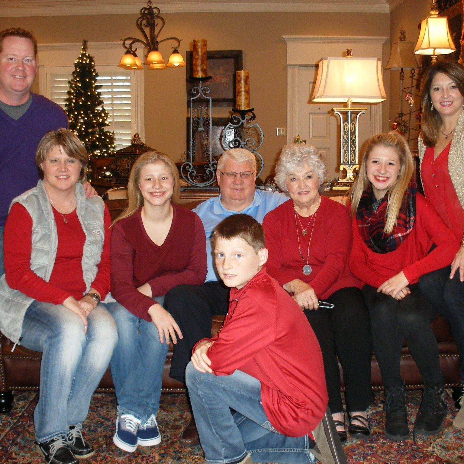 The Larry Don Rose Family:  Larry Don and Frances; Carmen, Ashlyn, Alexis; and Leigh Ann, Ryan, and Landon