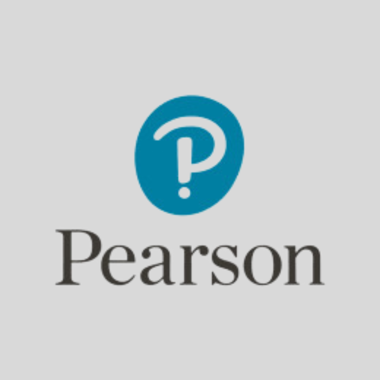 Pearson Logo -- grey background